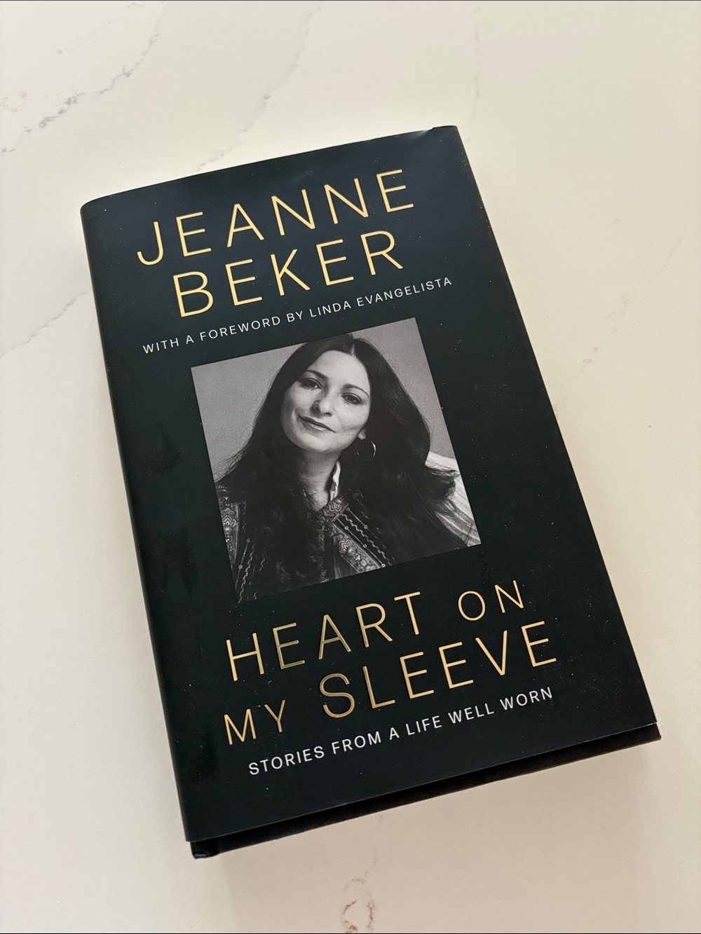Jeanne Beker Black Hardcover Book